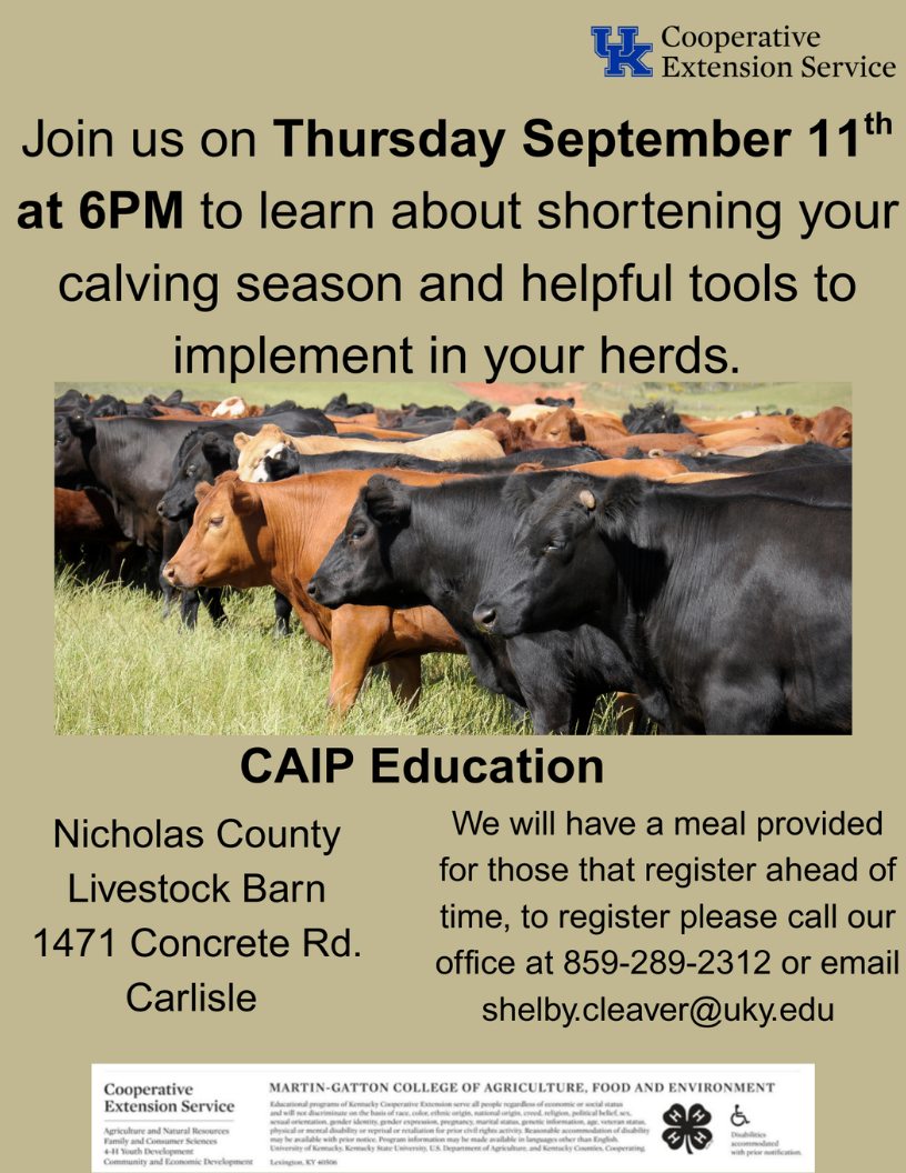 Shortening Your Calving Season