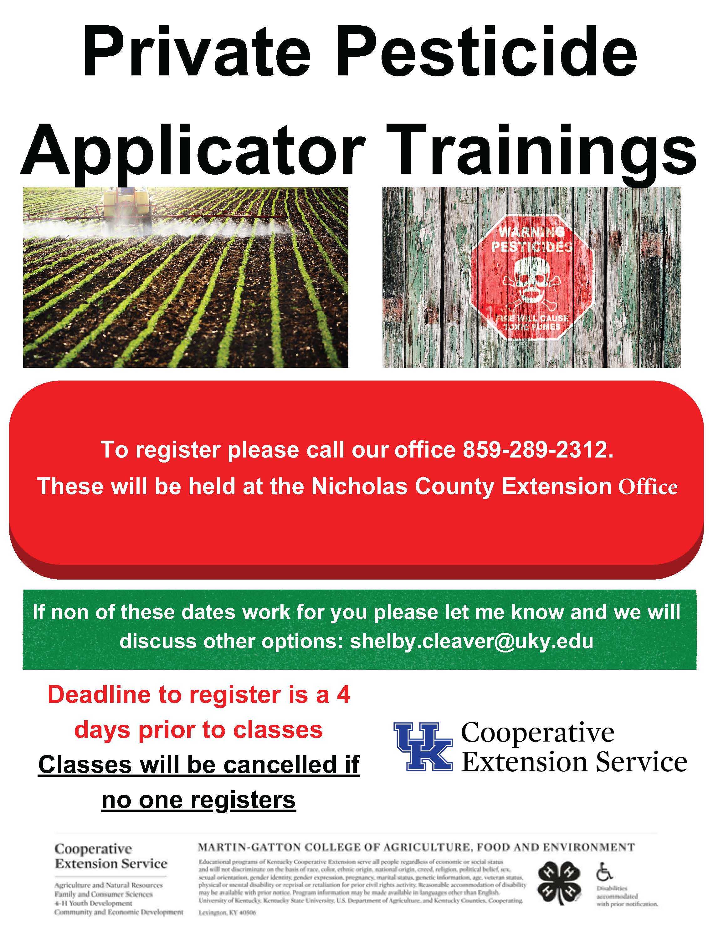 Pesticide Classes