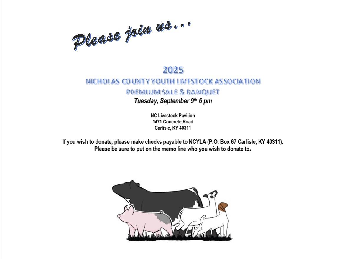 Livestock Association Sale & Banquet Event 