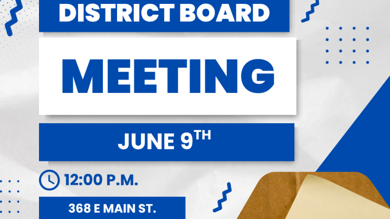 District Board Meeting